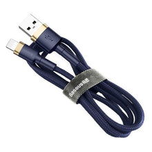 Заредете изображение във визуализатора на галерията – Baseus cable usb to o apple lightning 8-pin 2a yvien calyw-a13 1,8m navy blue - TopMag
