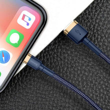 Заредете изображение във визуализатора на галерията – Baseus cable usb to o apple lightning 8-pin 2a yvien calyw-a13 1,8m navy blue - TopMag
