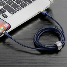 Заредете изображение във визуализатора на галерията – Baseus cable usb to o apple lightning 8-pin 2a yvien calyw-a13 1,8m navy blue - TopMag
