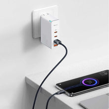 Заредете изображение във визуализатора на галерията – Baseus cable usb to type c pd100w power delivery fast charging crystal shine cajy000501 2m black - TopMag
