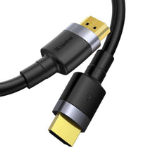 Заредете изображение във визуализатора на галерията – Baseus cafule 4khdmi male to 4khdmi male adapter cable 5m 2.0 black cadklf-h01 - TopMag
