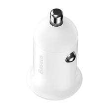 Заредете изображение във визуализатора на галерията – Baseus car charer 2x usb 4,8a grain pro white ccallp-02 - TopMag
