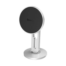 Заредете изображение във визуализатора на галерията – Baseus car holder magnetic to desk hollow silver sulk-0s - TopMag
