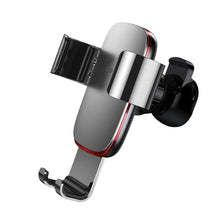 Заредете изображение във визуализатора на галерията – Baseus car holder metal age gravity carâ mount dark silver suyl-d0s - TopMag
