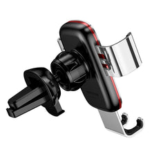 Заредете изображение във визуализатора на галерията – Baseus car holder metal age gravity carâ mount dark silver suyl-d0s - TopMag
