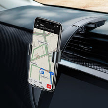 Заредете изображение във визуализатора на галерията – Baseus car holder metal age gravity carâ mount(connecting rod type)to dashboard dark grey suyl-f0g - TopMag

