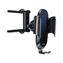 Заредете изображение във визуализатора на галерията – Baseus car holder to air vent future gravity vehicle-mounted holder applicable to round air outlet black suyl-bwl01 - TopMag
