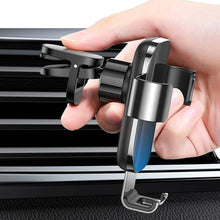 Заредете изображение във визуализатора на галерията – Baseus car holder to air vent glaze gravity car mount black suyl-lg01 - TopMag
