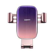 Заредете изображение във визуализатора на галерията – Baseus car holder to air vent glaze gravity car mount black suyl pink suyl-lg04 - TopMag
