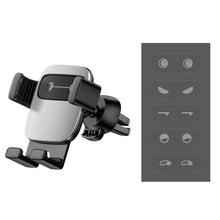 Заредете изображение във визуализатора на галерията – Baseus car holder to air vent gravity cube gravity suyl-fk0s silver - TopMag
