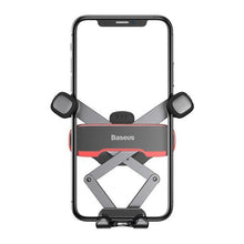 Заредете изображение във визуализатора на галерията – Baseus car holder to air vent gravity lateral gravity suyl-hu01 black - TopMag
