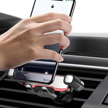 Заредете изображение във визуализатора на галерията – Baseus car holder to air vent gravity lateral gravity suyl-hu0s silver - TopMag
