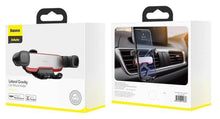 Заредете изображение във визуализатора на галерията – Baseus car holder to air vent gravity lateral gravity suyl-hu0s silver - TopMag
