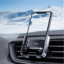 Заредете изображение във визуализатора на галерията – Baseus car holder to air vent mini electric car holder black suhw01-01 - TopMag
