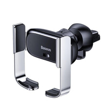 Заредете изображение във визуализатора на галерията – Baseus car holder to air vent mini electric car holder silver suhw01-0s - TopMag
