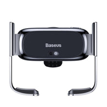 Заредете изображение във визуализатора на галерията – Baseus car holder to air vent mini electric car holder silver suhw01-0s - TopMag
