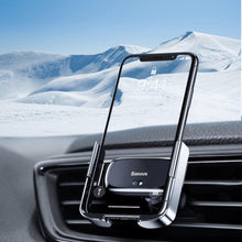 Заредете изображение във визуализатора на галерията – Baseus car holder to air vent mini electric car holder silver suhw01-0s - TopMag
