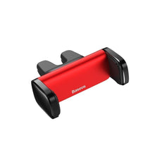 Заредете изображение във визуализатора на галерията – Baseus car holder to air vent with double handle steel cannon red sugp-09 - TopMag
