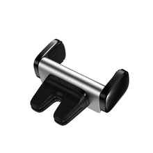 Заредете изображение във визуализатора на галерията – Baseus car holder to air vent with double handle steel cannon silver sugp-0s - TopMag
