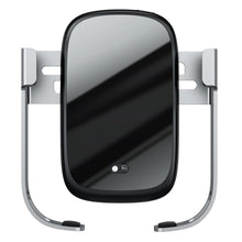 Заредете изображение във визуализатора на галерията – Baseus car holder wireless charger for air vent / window / dashboard + car charger rock solid 15w silver wxhw01-b0s - TopMag
