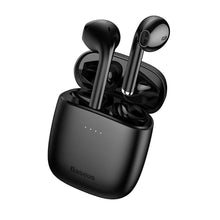 Заредете изображение във визуализатора на галерията – Baseus encok true wireless earphones w04 black ngw04-01 - TopMag

