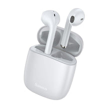 Заредете изображение във визуализатора на галерията – Baseus encok true wireless earphones w04 white ngw04-02 - TopMag
