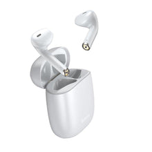 Заредете изображение във визуализатора на галерията – Baseus encok true wireless earphones w04 white ngw04-02 - TopMag
