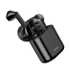 Заредете изображение във визуализатора на галерията – Baseus encok true wireless earphones w09 black ngw09-01 - TopMag
