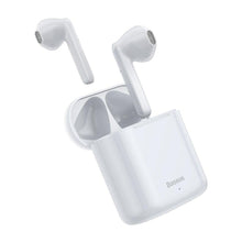 Заредете изображение във визуализатора на галерията – Baseus encok true wireless earphones w09 white ngw09-02 - TopMag
