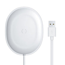 Заредете изображение във визуализатора на галерията – Baseus jelly wireless charger for mobile and watch qi 15w white wxgd-02 - TopMag
