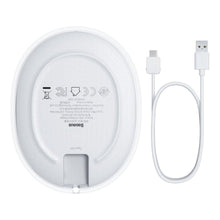 Заредете изображение във визуализатора на галерията – Baseus jelly wireless charger for mobile and watch qi 15w white wxgd-02 - TopMag
