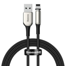 Заредете изображение във визуализатора на галерията – Baseus кабел usb magnetic zinc micro 1,5a 2 meter black camxc-b09 - TopMag
