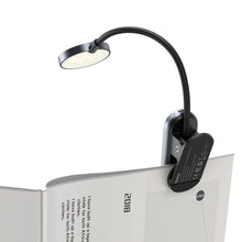 Заредете изображение във визуализатора на галерията – Baseus led desk / reading lamp wireless clip comfort mini gray dgrad-0g - TopMag
