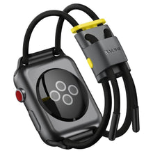 Заредете изображение във визуализатора на галерията – Baseus lockable rope for apple watch let`s go series 38mm / 40mm grey-yellow lbapwa4-agy - TopMag
