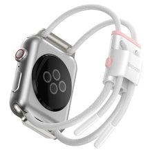Заредете изображение във визуализатора на галерията – Baseus lockable rope for apple watch let`s go series 38mm / 40mm white-pink lbapwa4-a24 - TopMag
