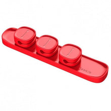 Заредете изображение във визуализатора на галерията – Baseus magnetic cable organizer peas cable clip red actdj-01 - TopMag
