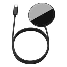 Заредете изображение във визуализатора на галерията – Baseus магнитно безжично зарядно simple mini 15w за magsafe iphone черно wxjk-f01 - TopMag
