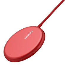 Заредете изображение във визуализатора на галерията – Baseus магнитно безжично зарядно simple mini 15w за magsafe iphone червено wxjk-h09 - TopMag
