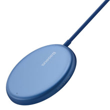 Заредете изображение във визуализатора на галерията – Baseus магнитно безжично зарядно simple mini 15w за magsafe iphone синьо wxjk-h03 - TopMag
