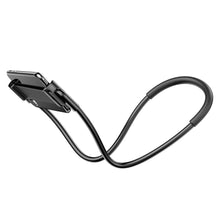 Заредете изображение във визуализатора на галерията – Baseus neck-mounted lazy bracket black sujg-alr01 - TopMag
