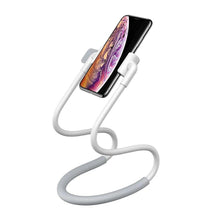 Заредете изображение във визуализатора на галерията – Baseus neck-mounted lazy bracket white sujg-alr02 - TopMag
