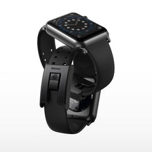 Заредете изображение във визуализатора на галерията – Baseus slip-thru watch band for apple watch series 3/4/5/6/se 38mm/40mm black lbwse-01 - TopMag
