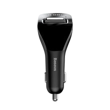 Заредете изображение във визуализатора на галерията – Baseus transmiter fm bluetooth mp3 aux tf streamer f40 + car charger 2x usb 2a 15w black ccf40-01 - TopMag
