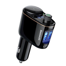 Заредете изображение във визуализатора на галерията – Baseus transmitter bluetooth mp3 vehicle charger black ccall-rh01/s05 - TopMag
