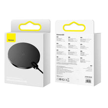 Заредете изображение във визуализатора на галерията – Baseus wireless charger digital led display gen2 15w czarna cced000001 - TopMag
