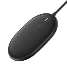 Заредете изображение във визуализатора на галерията – Baseus wireless charger light magnetic 15w for magsafe iphone 12 black wxqj-01 - TopMag
