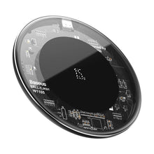 Заредете изображение във визуализатора на галерията – Baseus wireless charger simple 15w transparent wxjk-ba02 - TopMag
