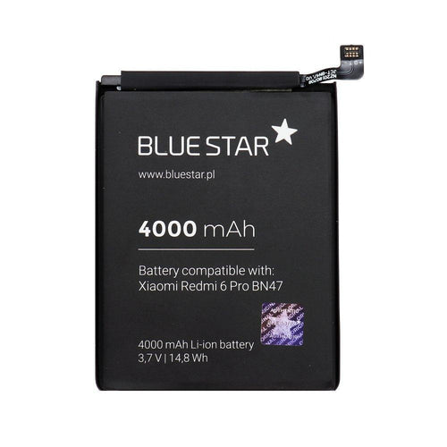 Батерия Blue star - xiaomi redmi 6 pro / a2 lite 4000 mah li-ion - TopMag