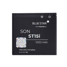 Заредете изображение във визуализатора на галерията – Батерия sony vivaz (u5)/vivaz pro/x8/st15i/sk17i/st17i/w19i 1000 mah li-ion Blue Star - само за 14.99 лв
