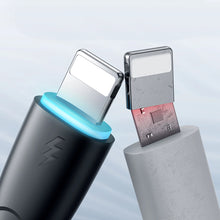 Заредете изображение във визуализатора на галерията – Joyroom Starry Series SA32-AL3 3A USB-A / Lightning cable 1m - black
